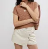 Free People Pattern Easy Street Vest In Cafe Blossom Combo In Multi