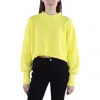 Free People Easy Street Crop Pullover In Yellow