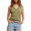 Free People Easy Tank Top In Pete Moss In Multi