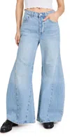 Free People Eden High Slouchy Jeans Fast Forward In Fast Forward