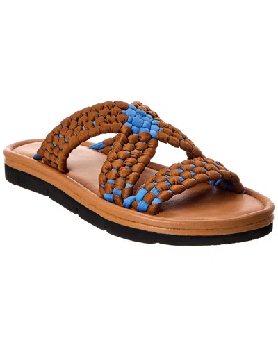 Free People Edge Water Woven Sandal In Transparent