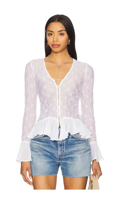 Free People Gesmokte Bluse Elias In Multi