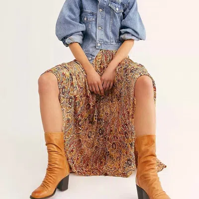Free People Elle Block Heel In Tan In Brown | ModeSens