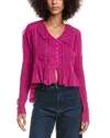 Free People Elodie Blouse In Pink