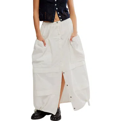 FREE PEOPLE FREE PEOPLE ELOISE COTTON TWILL MAXI SKIRT