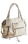 Free People Emerson Lambskin Leather Tote In Neutral