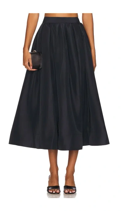 Free People Emilia Full Skirt In Black