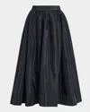 Free People Emilia Full Skirt In Black