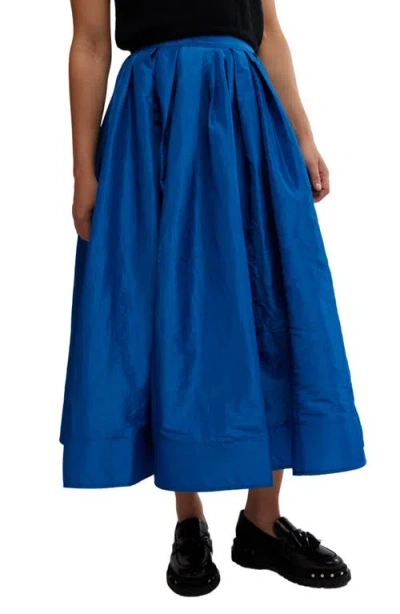 Free People Emilia Crinkle Skirt In Lake Victoria