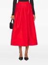Free People Emilia Full Skirt In High Risk Red In Red