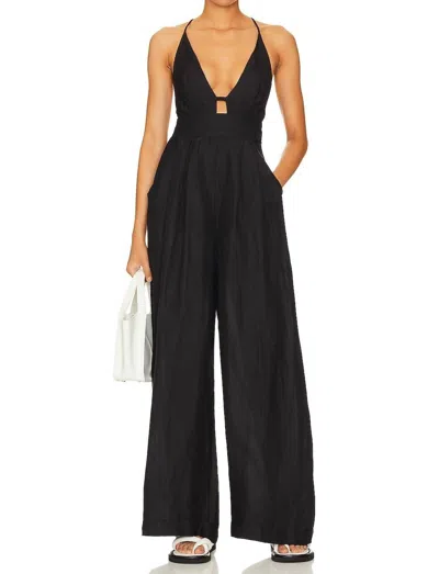 Free People Emma Jumpsuit In Black