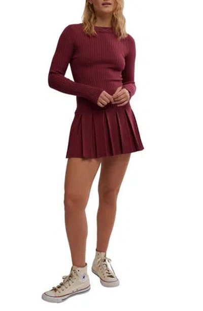 FREE PEOPLE FREE PEOPLE EMMY LONG SLEEVE MINIDRESS