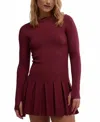 Free People Emmy Long Sleeve Minidress In Multi