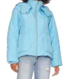 Free People Emmy Swing Puffer Jacket In Capri Blue In Blue