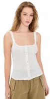 Free People End Game Pointelle Tank Sugar Swizzle In Sugar Swizzle