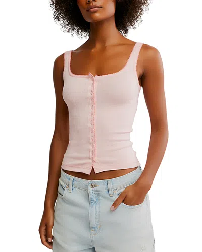 FREE PEOPLE END GAME POINTELLE TANK TOP