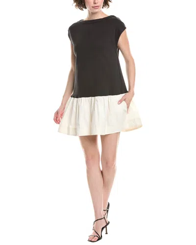 Free People Enya Mini Dress In Black