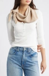 Free People Essential Triangle Scarf In Neutral