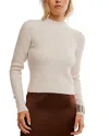 Free People Even After Crewneck Sweater In Neutral