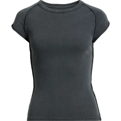 FREE PEOPLE FREE PEOPLE EVER HAD CAP SLEEVE COTTON T-SHIRT