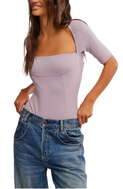 FREE PEOPLE FREE PEOPLE EVERLY SQUARE NECK BODYSUIT