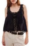 Free People Evermore Tank Top In Black