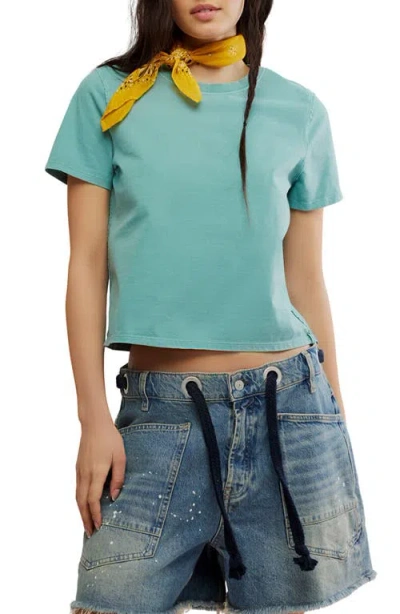 Free People Everyday Cotton T-shirt In Green