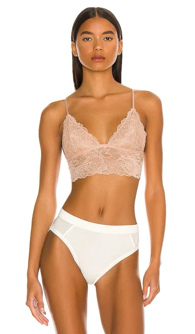 Free People Everyday Lace Longline Bra In Tuscany