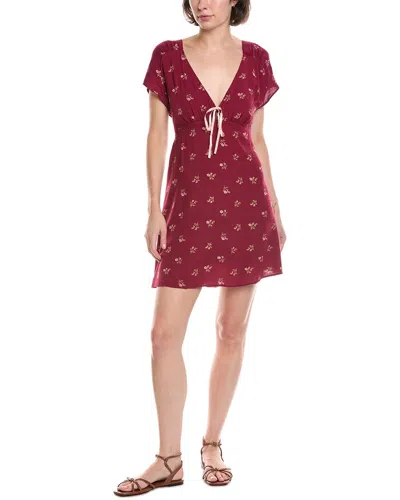 Free People Everyone's Favorite Mini Dress In Red