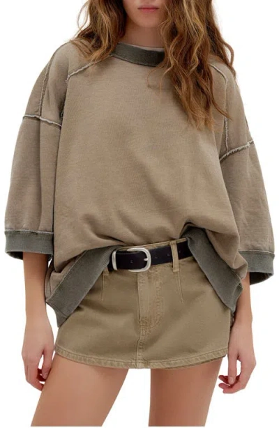 Free People Everything Pullover Sweater In Caiman In Brown