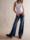 Free People Expert Advice Flare Jeans In Seabrushed