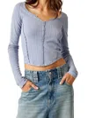 Free People Eyes On You Long Sleeve Top In Multi