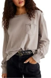 Free People Fade Into You Knit Top In Etherea