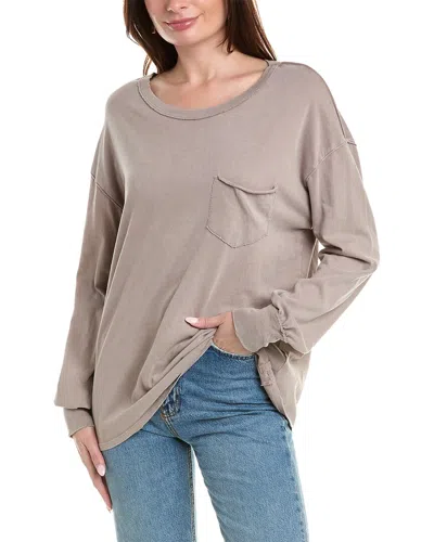 Free People Fade Into You Top In Gray