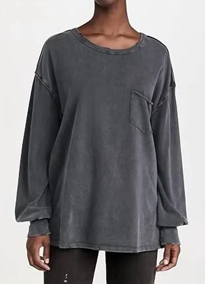 Free People Fade Into You Top In Metal Stiletto In Black
