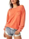 Free People Fade Into You Knit Top In Multi