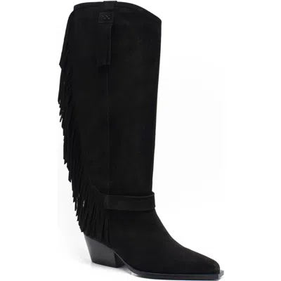 Free People Faith Fringe Western Boot
