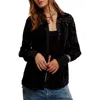 Free People Faith Lace Button-up Shirt In Black