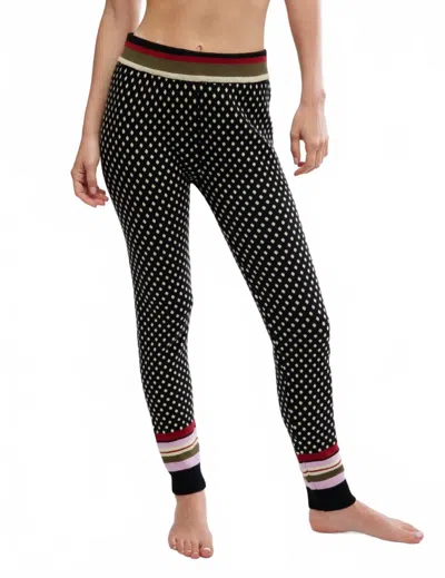 Free People Falala Leggings In Peppermint Dots In Black