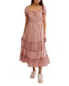 FREE PEOPLE FALLING SUN MIDI DRESS