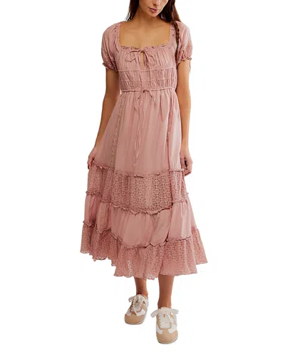 FREE PEOPLE FALLING SUN MIDI DRESS