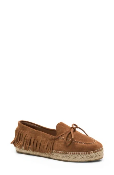 Free People Faraway Fringe Espadrille In Brown
