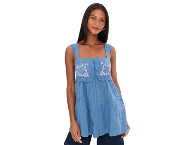 Free People Farrah Embroidered Tunic