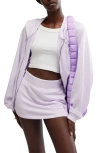 Free People Fast Break Zip Hoodie & Skort Set In Rose Quartz