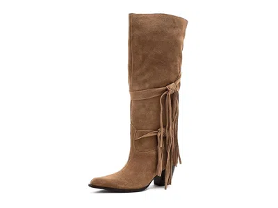 Free People Fast Lane Fringe Boots In Multi
