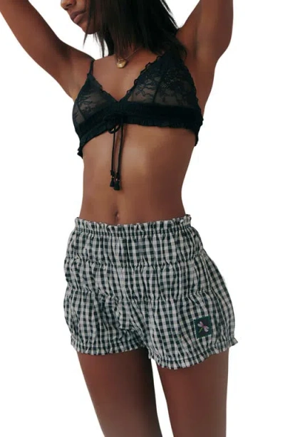 Free People Favorite Find Bloomer Pajama Shorts In Green