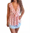Free People Fearless Knit Tank In Ivory In Pink