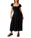Free People Feeling Bonita Strappy Back Maxi Dress In Black