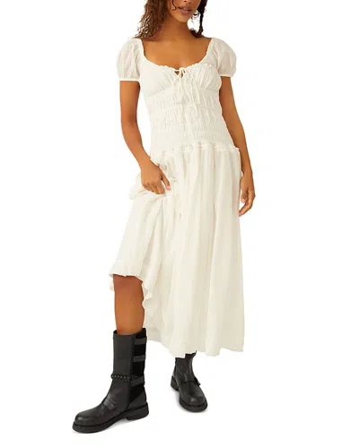 Free People Feeling Bonita Cotton Midi Dress In Ivory