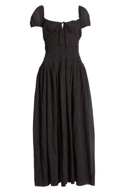 Free People Feeling Bonita Strappy Back Maxi Dress In 黑色